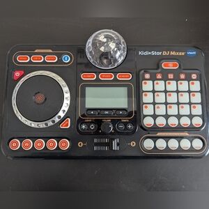 VTech KidiStar DJ Mixer in Black - Kids Electronic Music Toy